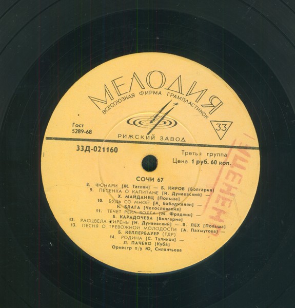 Сочи-67. Участники Международного фестиваля поют советские песни