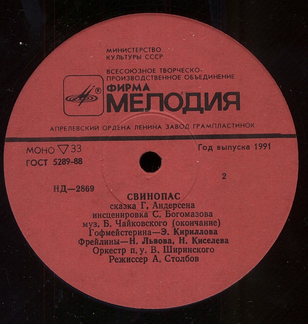 Г. Андерсен: Свинопас (сказка)