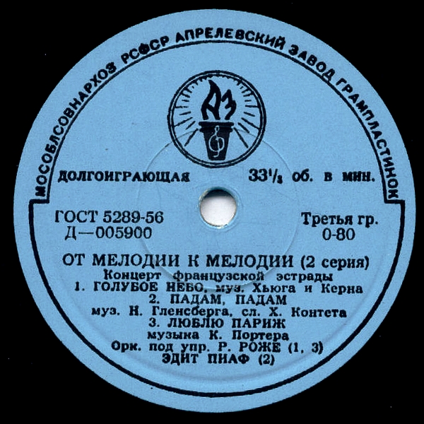 ОТ МЕЛОДИИ К МЕЛОДИИ (2 серия): Концерт французской эстрады