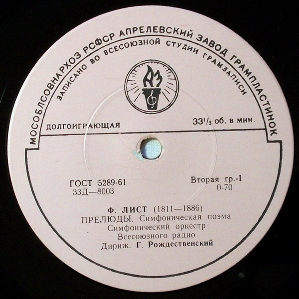 Ф. Лист: Прелюды // Н. Римский-Корсаков: Испанское каприччио