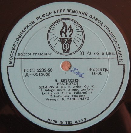 Л. БЕТХОВЕН (1770-1827): Симфония № 2 ре мажор, соч. 36 (К. Зандерлинг)