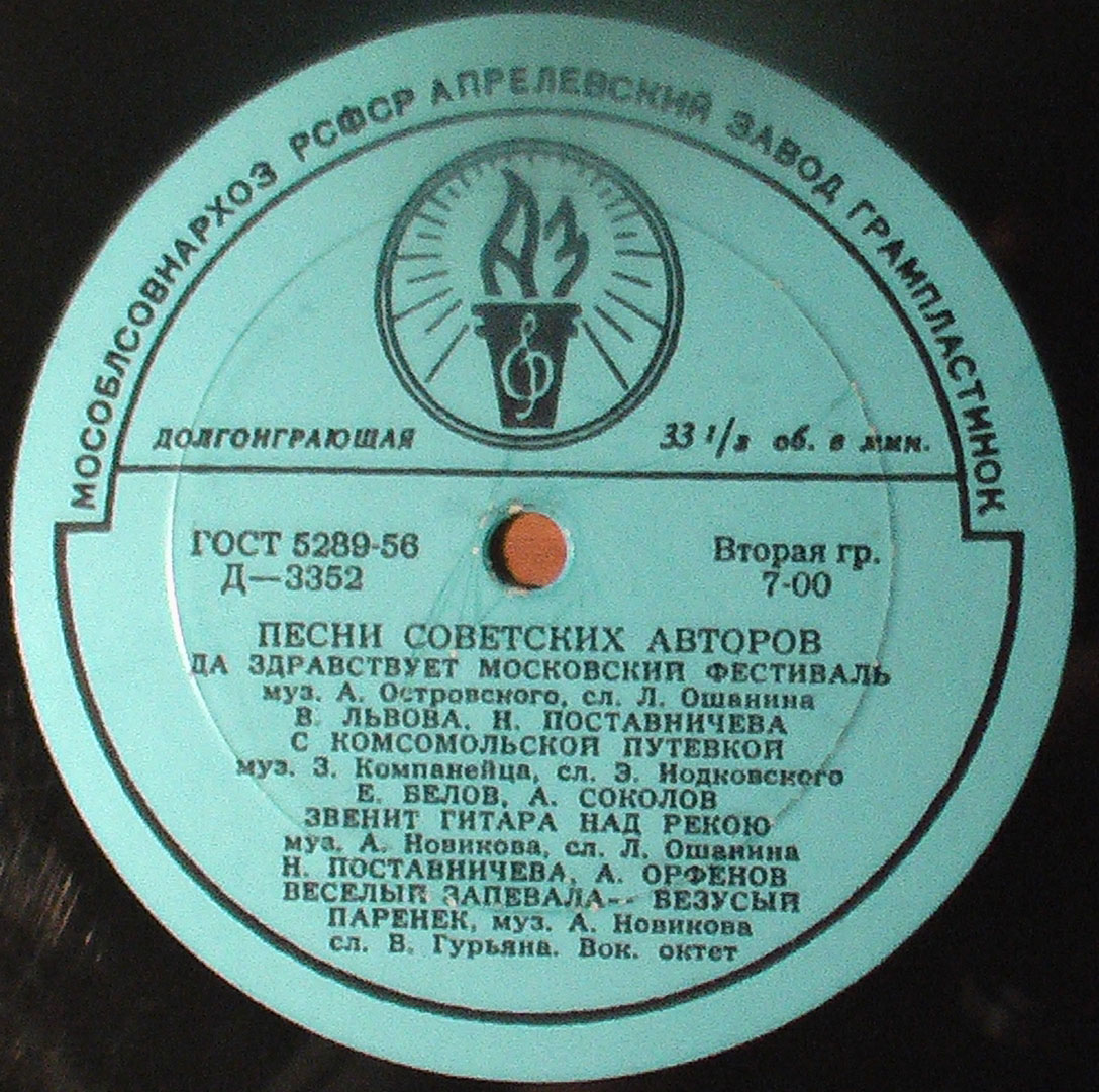 ПЕСНИ СОВЕТСКИХ АВТОРОВ