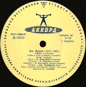 Дж. Верди: Опера «Аида», 4-е действие