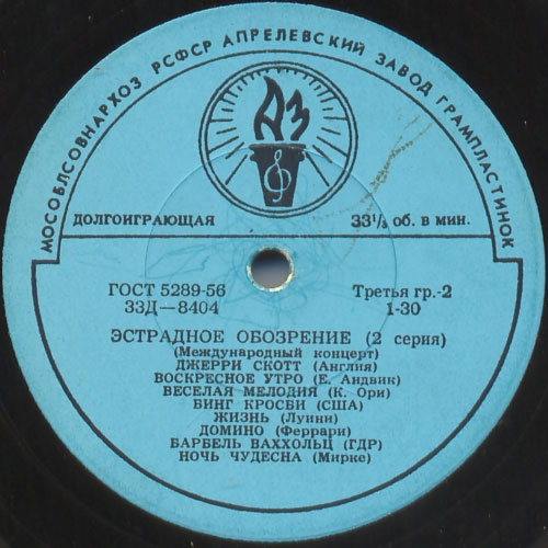 ЭСТРАДНОЕ ОБОЗРЕНИЕ (2 серия)