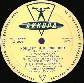 Концерт Л. В. Собинова