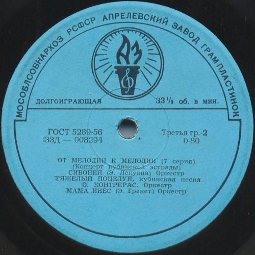 ОТ МЕЛОДИИ К МЕЛОДИИ (7 серия): Концерт кубинской эстрады