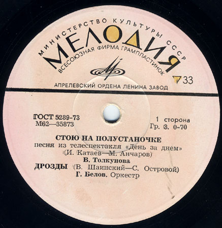 Эстрадные песни