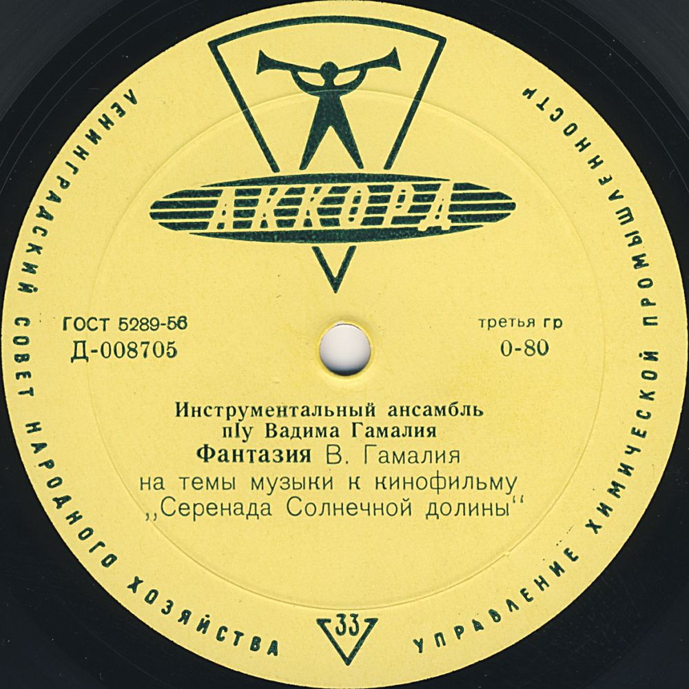 ИНСТР.АНСАМБЛЬ п/у В.ГАМАЛИЯ