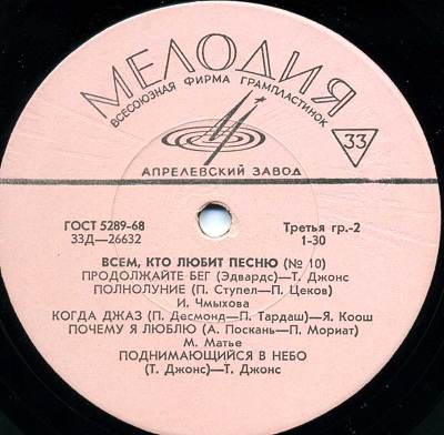 Всем, кто любит песню (№ 10)