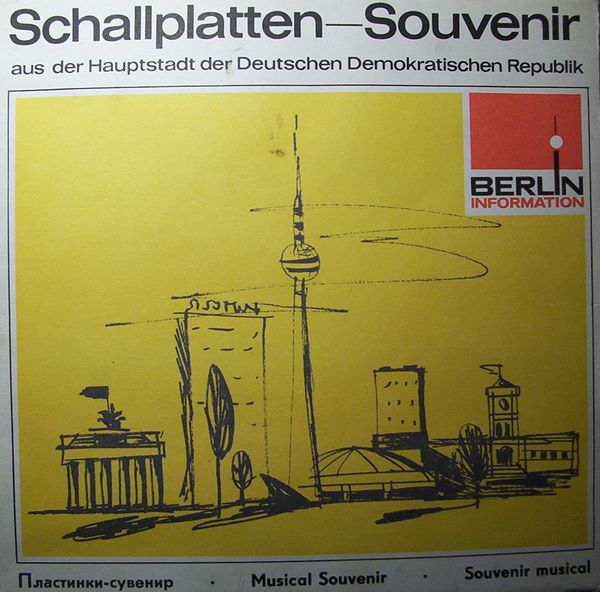 Ein Gruß Aus Der Hauptstadt Der DDR. Schallplatten - Souvenir  / Сувенир из Берлина / A Souvenir from Berlin