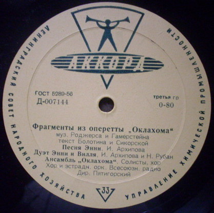 Фрагменты из оперетты "Оклахома"