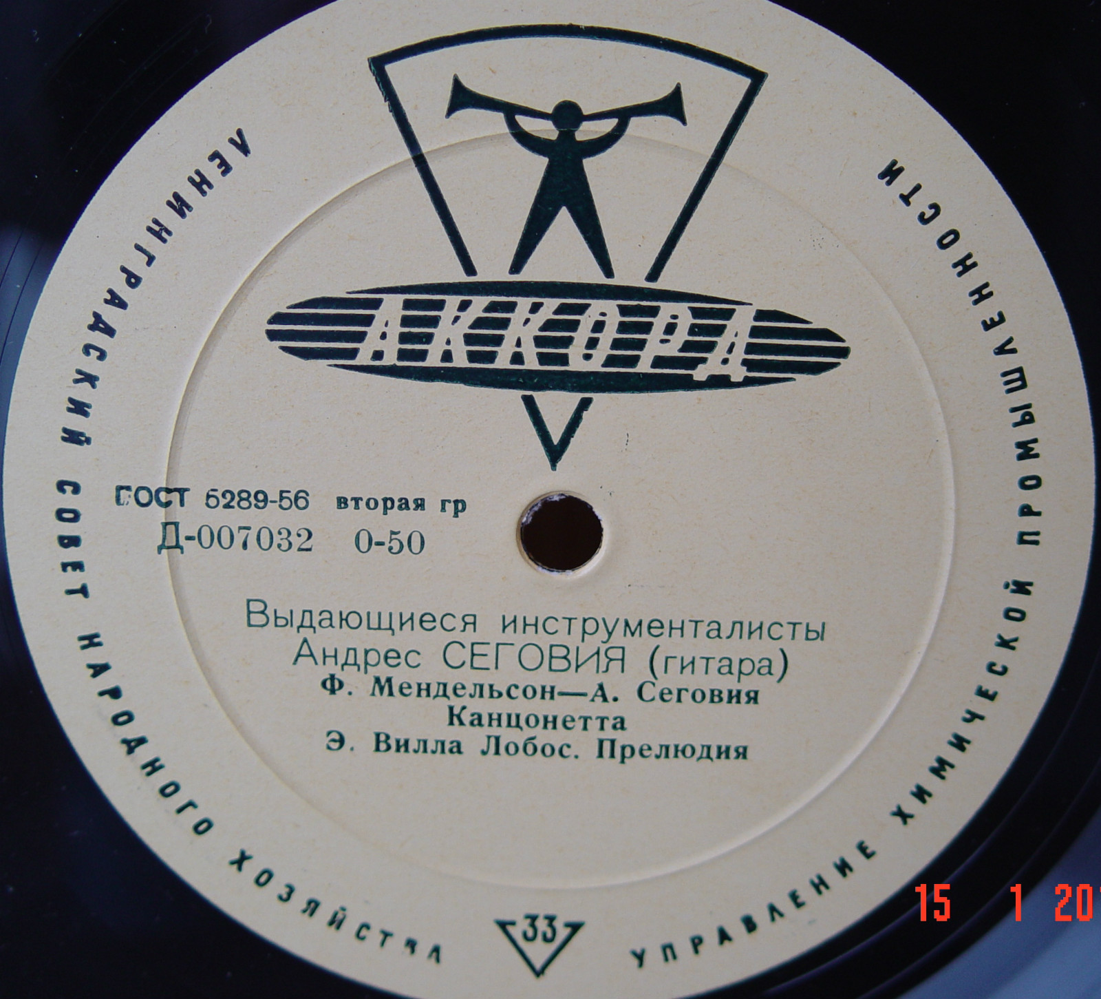 Выдающиеся инструменталисты. Андрес Сеговия (гитара)