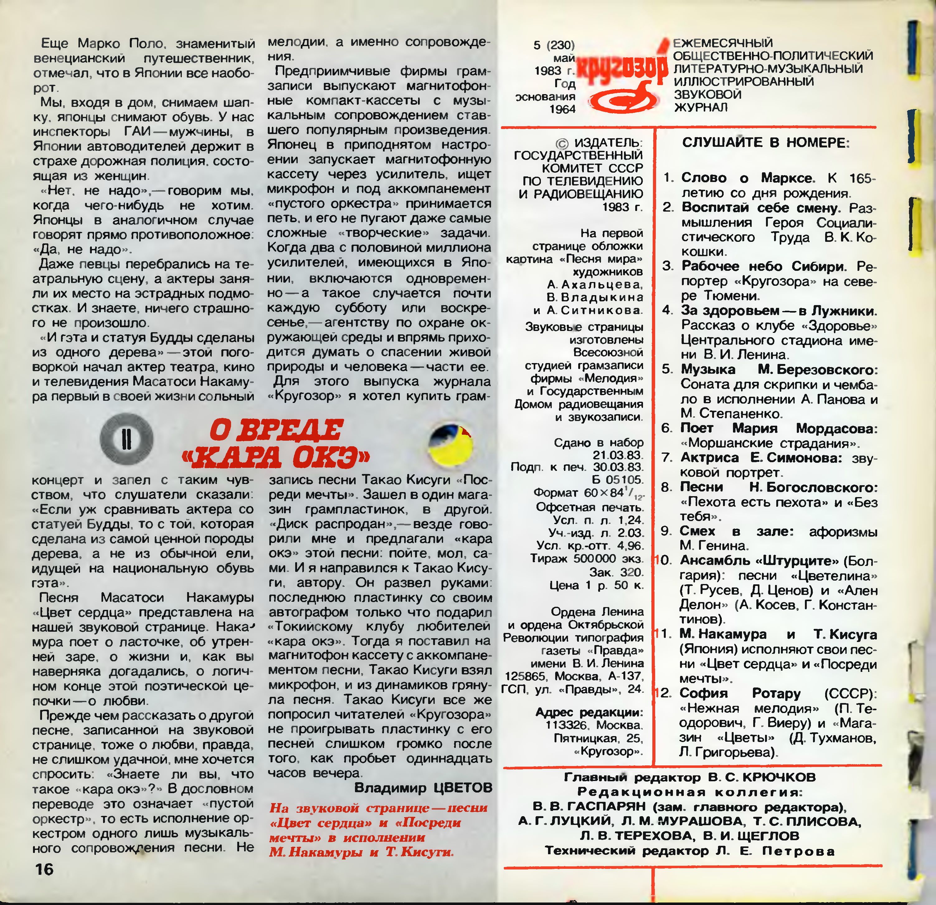 Кругозор 1983  №05