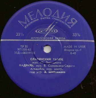 Ансамбль народных инструментов п/у Э. Шейнкмана