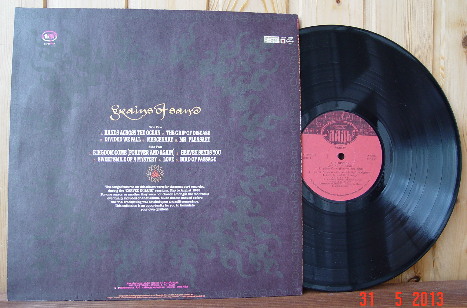 The Mission. Grains Of Sand