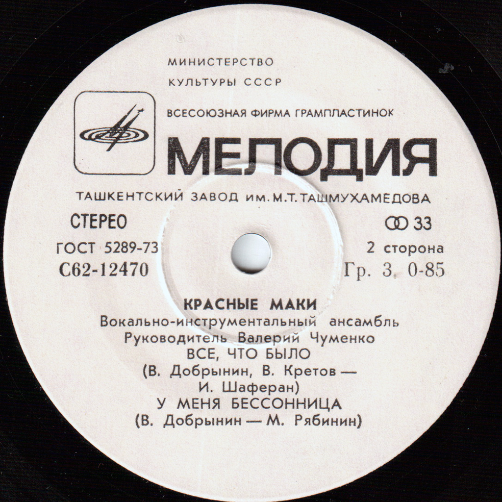 ВИА "Красные маки"