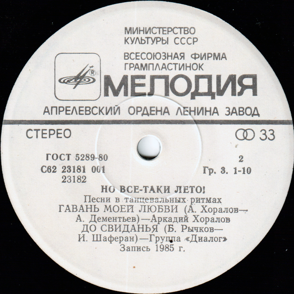 Но всё-таки лето! Песни в танцевальных ритмах