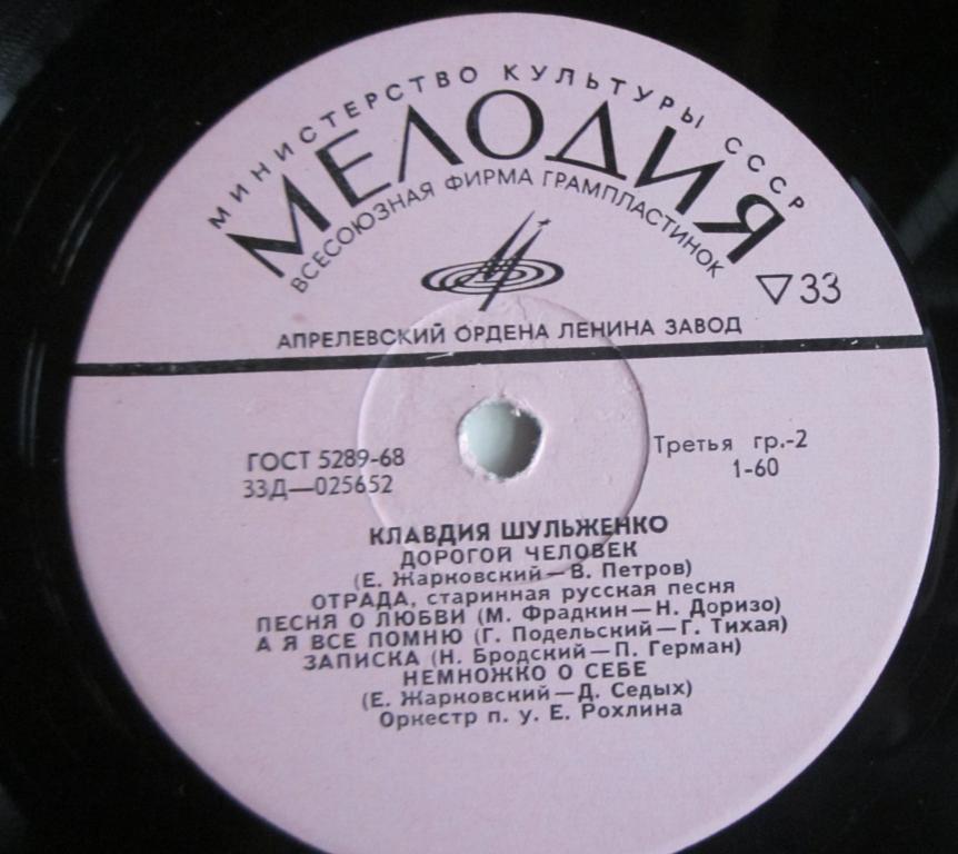 Клавдия Шульженко
