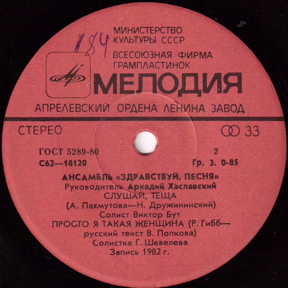 Ансамбль «Здравствуй, песня» — Слушай, теща
