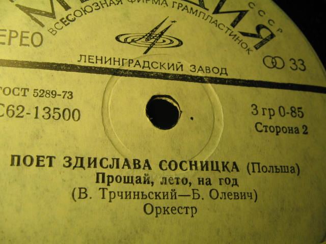 Поёт Здислава Сосницка (Польша)