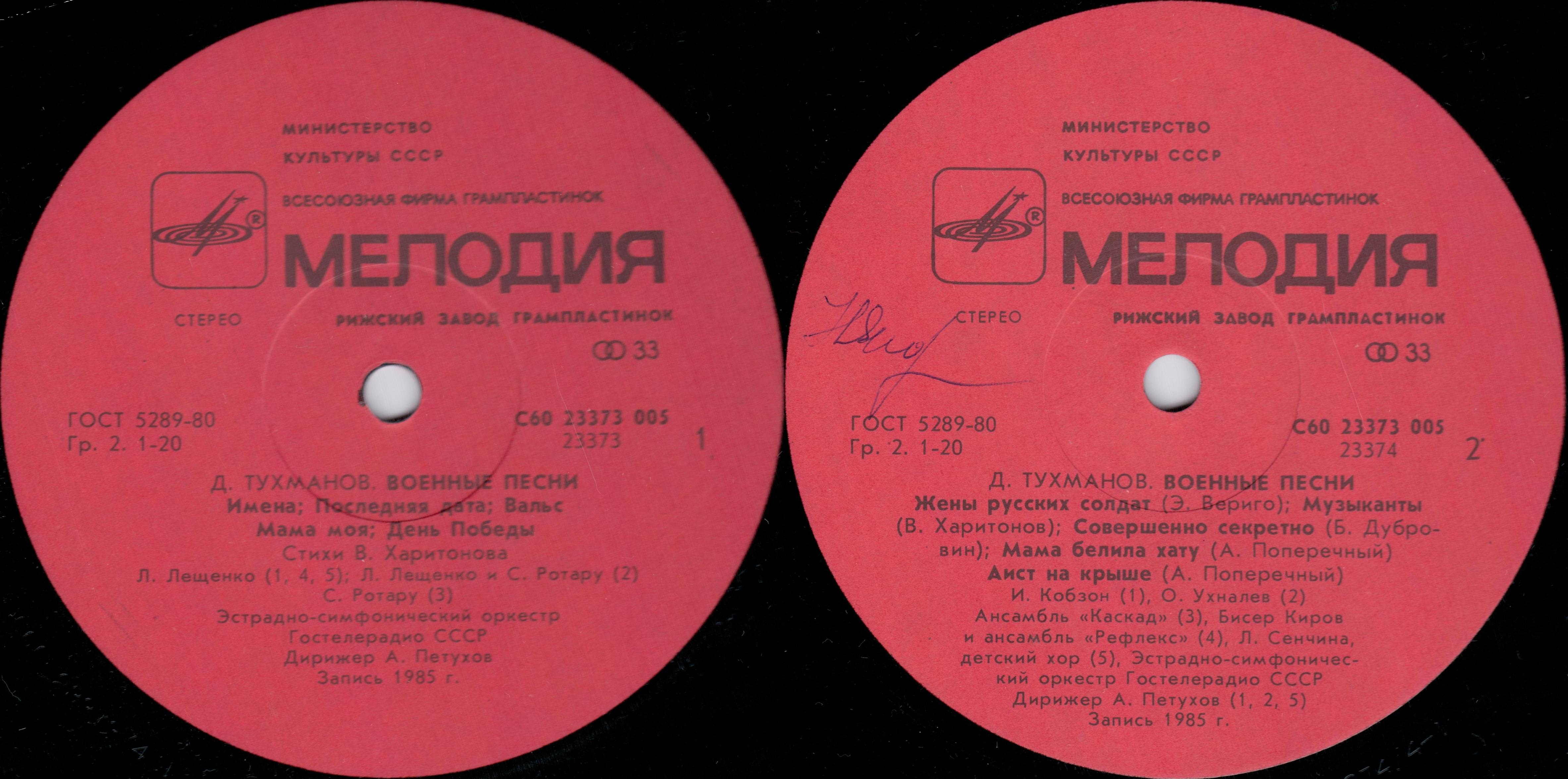 Давид Тухманов. Военные песни