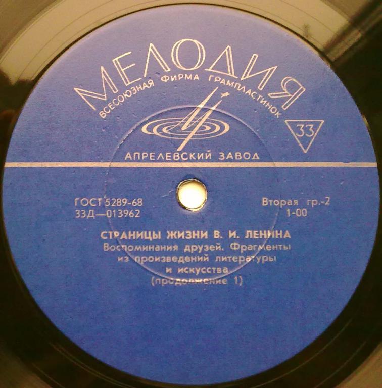 Страницы жизни В.И.Ленина
