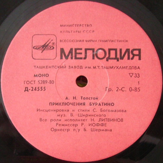 А. Толстой. Приключения Буратино