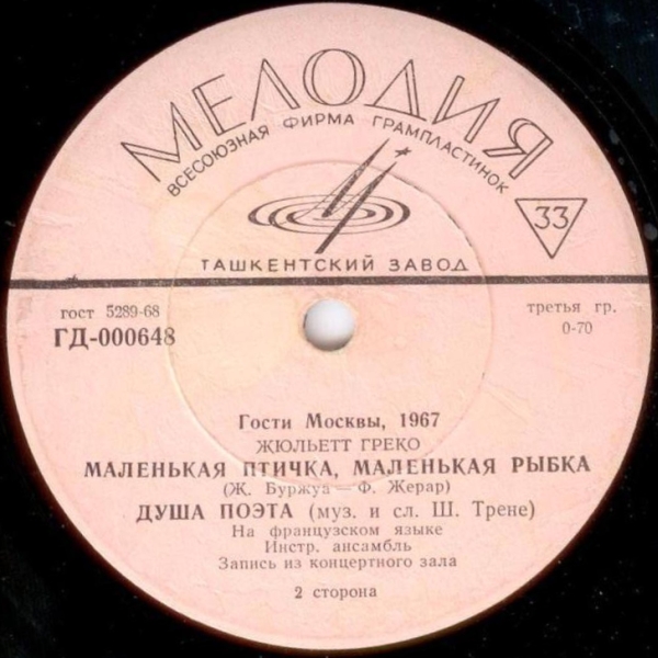 Гости Москвы, 1967