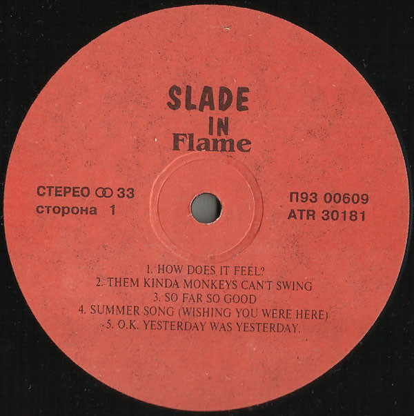 SLADE. Slade In Flame
