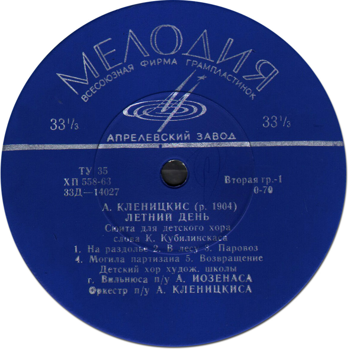 А. Кленицкис, Б. Дварионас