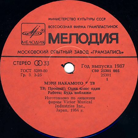 Мэри Накамото - ТВ