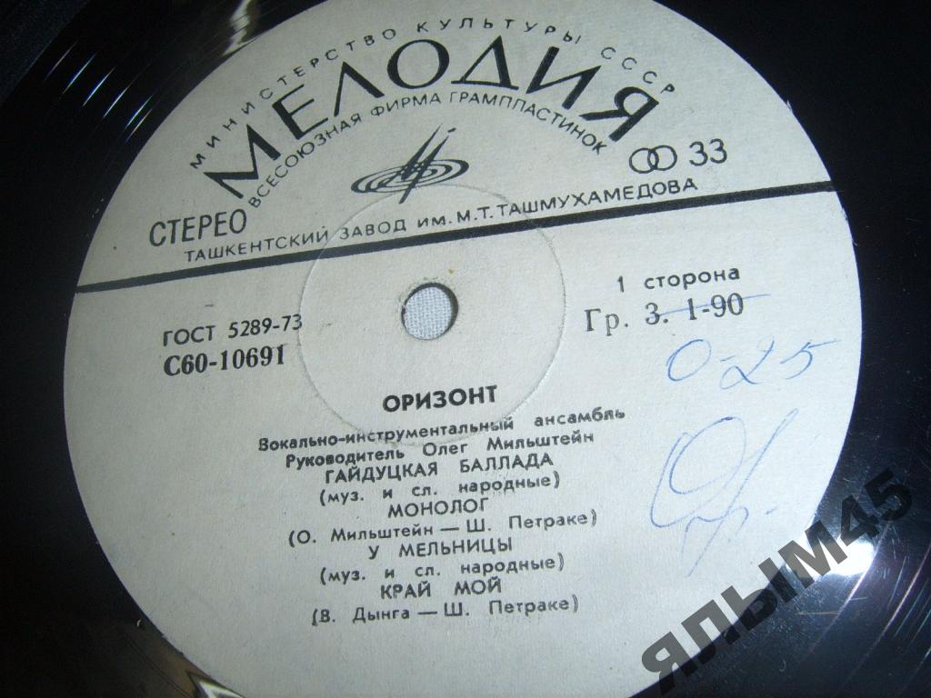 ВИА "Оризонт"