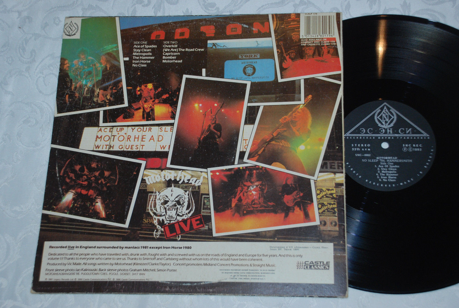 Motorhead. "No Sleep 'Til Hammersmith"
