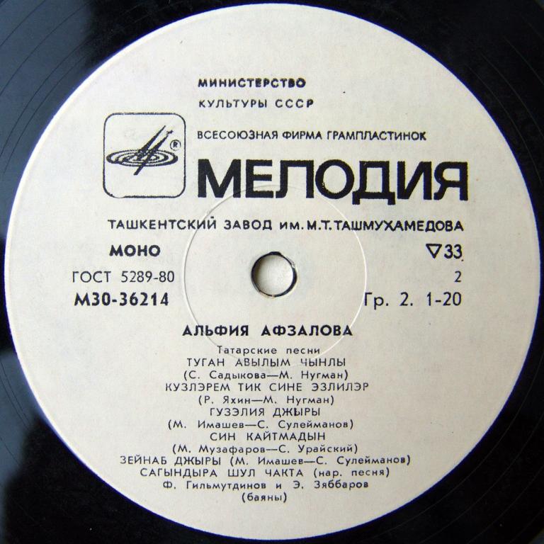 Альфия АФЗАЛОВА: Татарские песни