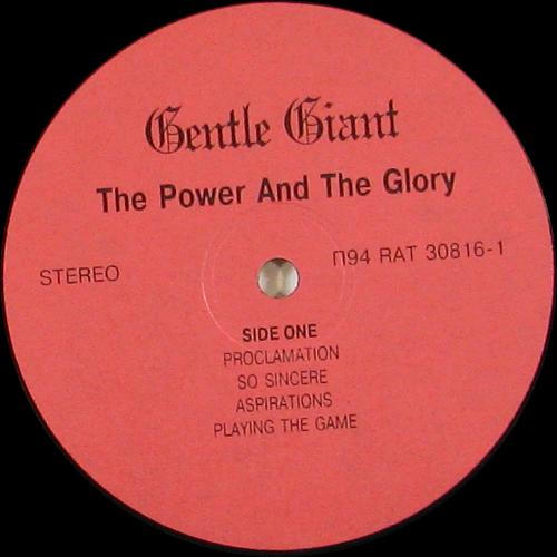 Gentle Giant. The Power And The Glory