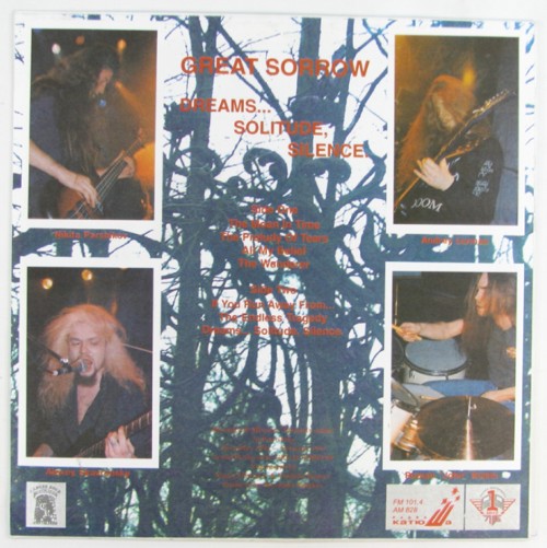 GREAT SORROW. Dreams… Solitude, Silence