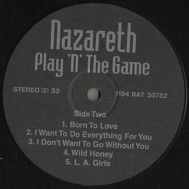 Nazareth. Play 'N' The Game