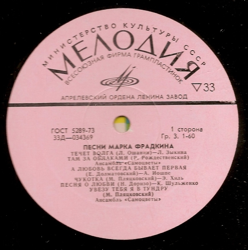 Песни Марка Фрадкина