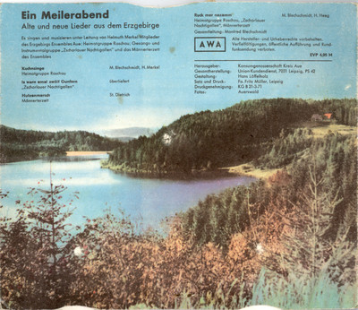 Konsum Gaststätte Meiler an der Talsperre des Friedens (Ein Meilerabend)