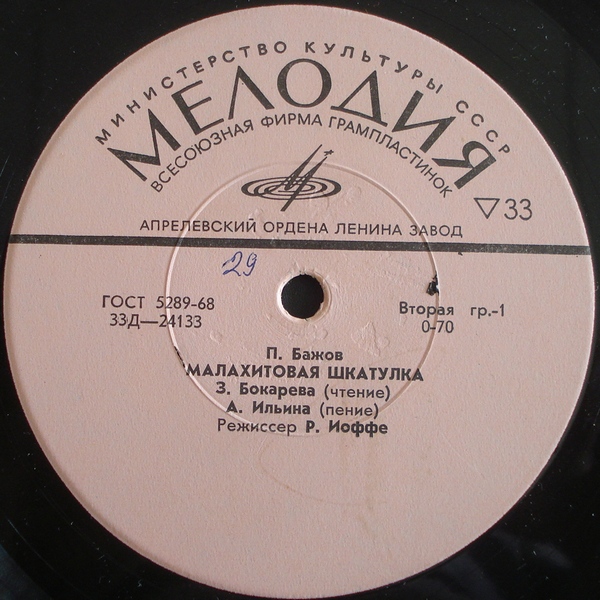П.Бажов (1879–1950). Малахитовая шкатулка