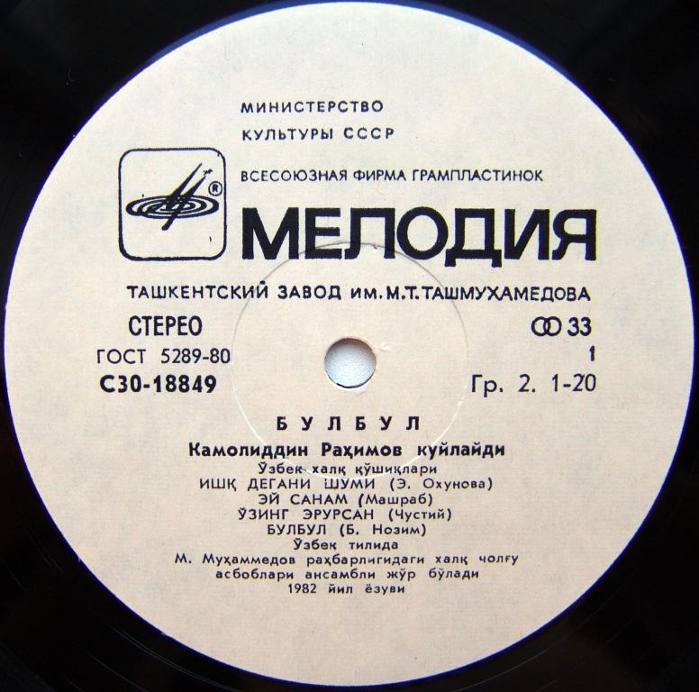 Камалиддин РАХИМОВ. «Соловей»