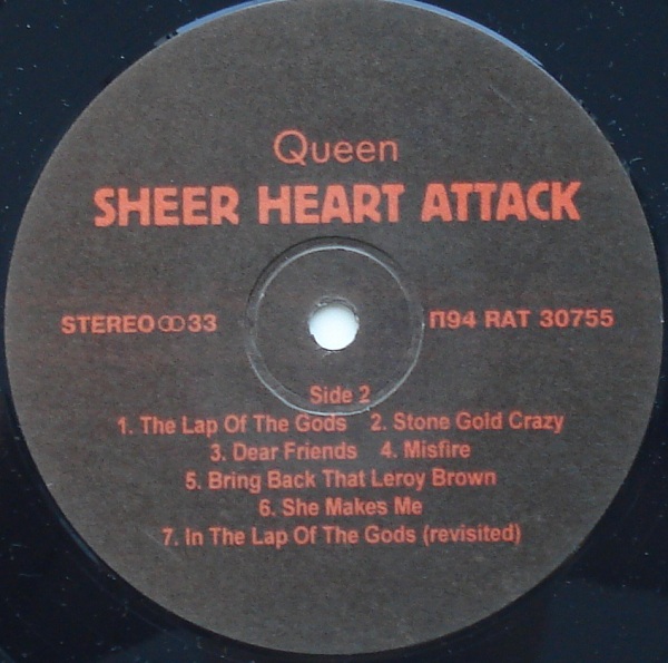 Queen ‎– Sheer Heart Attack