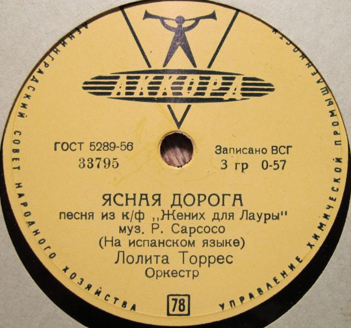 Лолита Торрес - Ай, девчонка /  Ясная дорога