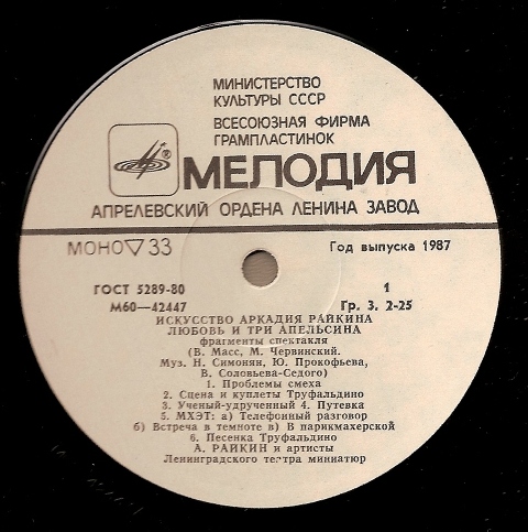 Искусство Аркадия Райкина