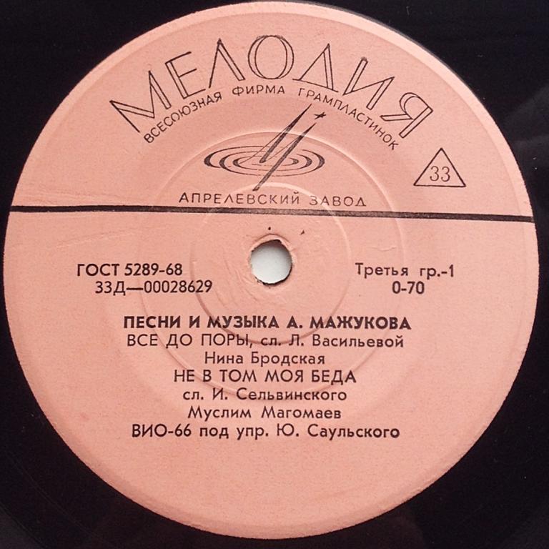 Песни и музыка Алексея Мажукова