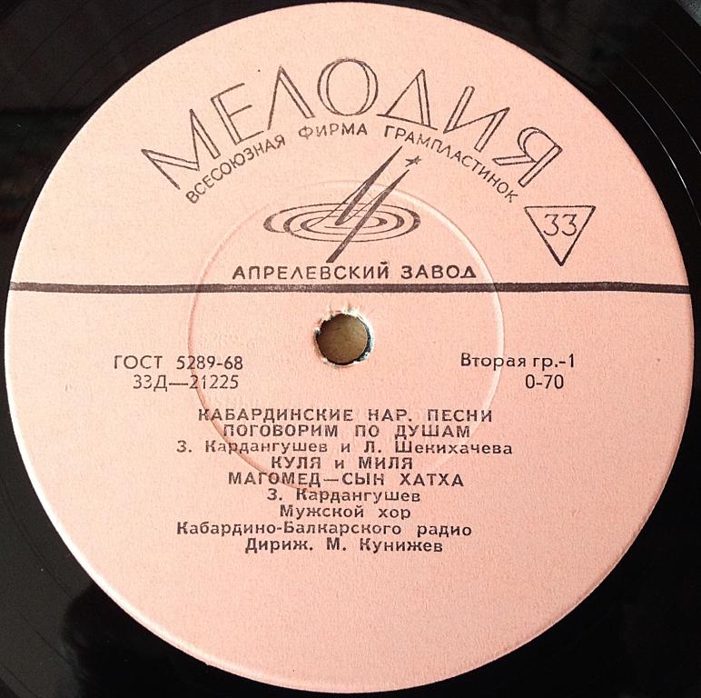 Кабардинские нар.песни