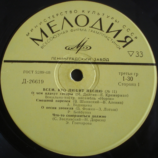 Всем, кто любит песню (№ 11)