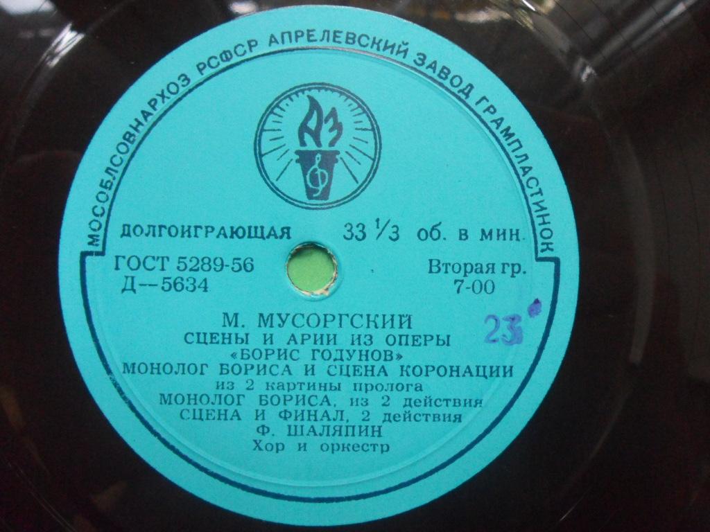 М. МУСОРГСКИЙ (1839–1881): Сцены и арии из оперы «Борис Годунов» (Ф. Шаляпин)
