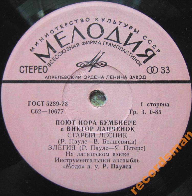 БУМБИЕРЕ Нора и ЛАПЧЕНОК Виктор