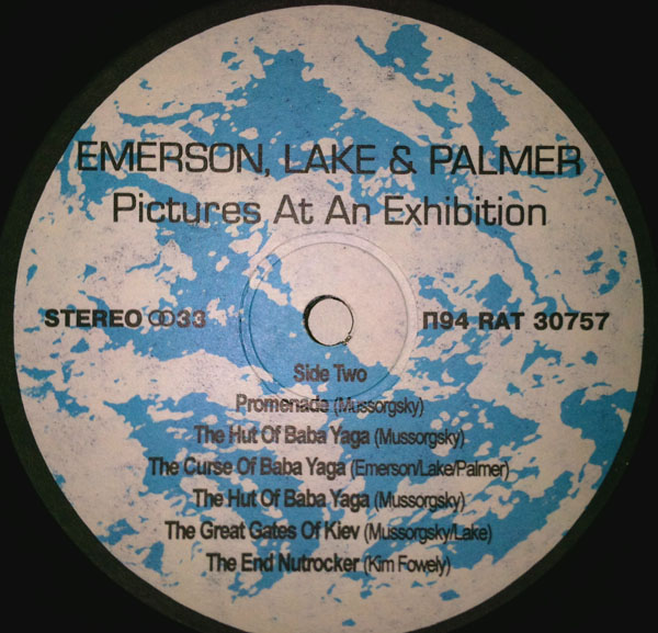 Emerson, Lake & Palmer. Pictures At An Exhibition